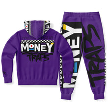 Load image into Gallery viewer, Purple - Martin Styled Hoodie &amp; Jogger - AOP
