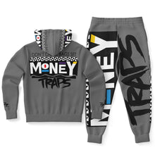 Load image into Gallery viewer, Gray - Martin Styled Hoodie &amp; Jogger - AOP
