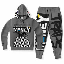 Load image into Gallery viewer, Gray - Martin Styled Hoodie &amp; Jogger - AOP
