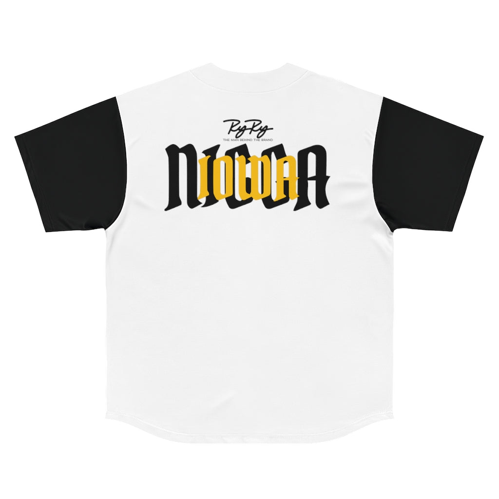 Iowa Nigga Men's Baseball Jersey Tee – RyRy Brand