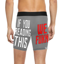 Load image into Gallery viewer, &quot;We Fukn&quot; Gray Men&#39;s Long Briefs
