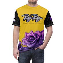 Load image into Gallery viewer, &quot;Purple Rose&quot; Gold/Purple Unisex Tee
