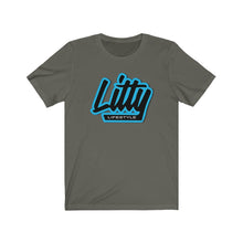 Load image into Gallery viewer, Litty Lifestyle Carolina Blue Letters Tee
