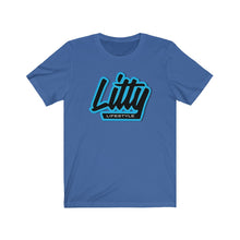 Load image into Gallery viewer, Litty Lifestyle Carolina Blue Letters Tee
