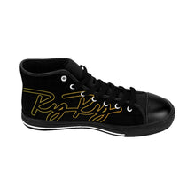 Load image into Gallery viewer, &quot;Gold Chain&quot; Blk Men&#39;s Shoes
