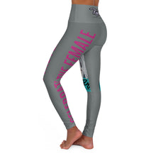 Load image into Gallery viewer, &quot;Celebrate The Female&quot; -Dark Gray- Women&#39;s High Waisted Leggings
