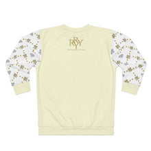 Load image into Gallery viewer, &quot;Royal RyRy Logo&quot; - Cream &amp; White&quot; Sweatshirt
