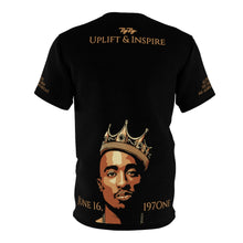 Load image into Gallery viewer, &quot;2Pac Uplift &amp; Inspire&quot; All Over Print Poly Tee
