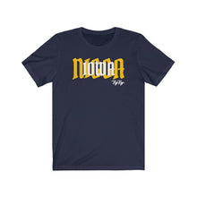 Load image into Gallery viewer, &quot;Iowa Nigga&quot; Gold/White Text Short Sleeve Tee
