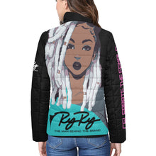 Load image into Gallery viewer, &quot;Celebrate The Female&quot; Blk Padded Women&#39;s Jacket
