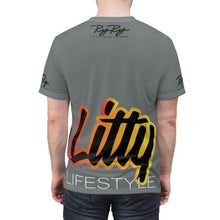 Load image into Gallery viewer, Litty LifeStyle AOP Gray Tee
