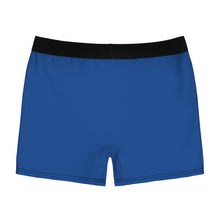 Load image into Gallery viewer, &quot;We Fukn&quot; Men&#39;s Blue/Blk/White Boxer Briefs
