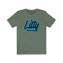 Load image into Gallery viewer, Litty Lifestyle Carolina Blue Letters Tee
