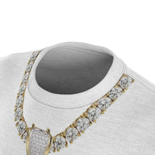 Load image into Gallery viewer, Diamond Chain White Tee
