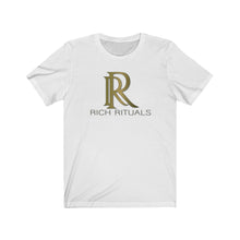 Load image into Gallery viewer, &quot;Rich Rituals&quot; Bronze Text- Short Sleeve Tee
