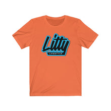 Load image into Gallery viewer, Litty Lifestyle Carolina Blue Letters Tee
