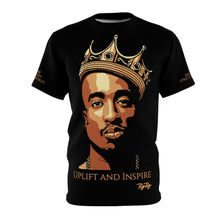 Load image into Gallery viewer, &quot;2Pac Uplift &amp; Inspire&quot; All Over Print Poly Tee
