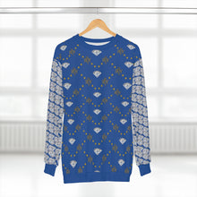 Load image into Gallery viewer, &quot;Royal Blue&quot; Pattern Sweatshirt
