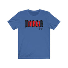 Load image into Gallery viewer, &quot;Iowa Nigga&quot; Red/Black Text Short Sleeve Tee
