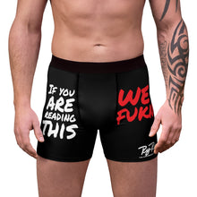 Load image into Gallery viewer, We Fukn Men&#39;s Blk/Red Boxer Briefs
