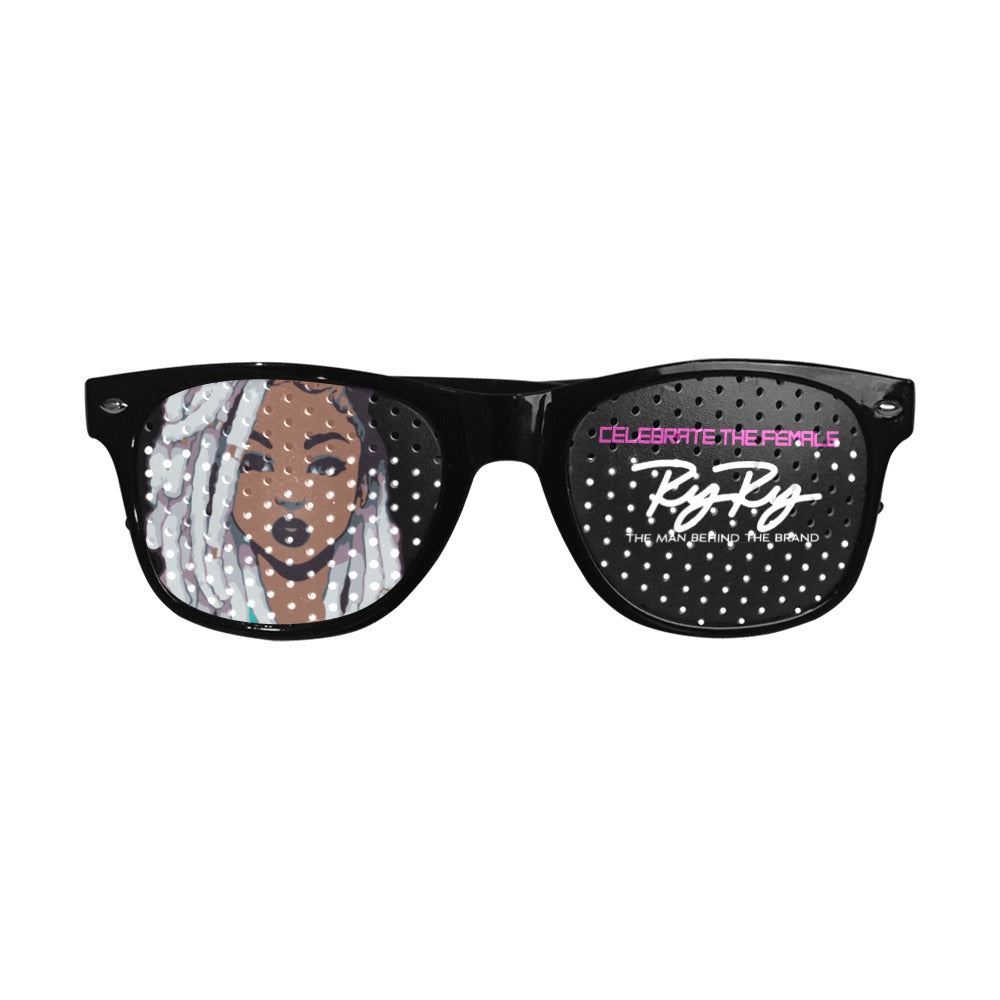 CTF Blk Glasses Custom Goggles (Perforated Lenses)