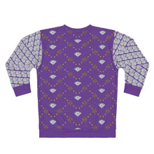 Load image into Gallery viewer, &quot;Purp &amp; Gold&quot; Pattern Sweatshirt
