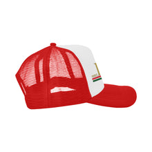 Load image into Gallery viewer, &quot;Royal logo&quot; red trucker Hat
