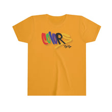 Load image into Gallery viewer, &quot;Colors&quot; Youth Short Sleeve Tee
