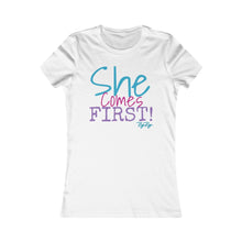 Load image into Gallery viewer, &quot;She Comes First&quot; Women&#39;s Short Sleeve Tee
