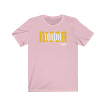 Load image into Gallery viewer, &quot;Iowa Nigga&quot; Gold/White Text Short Sleeve Tee
