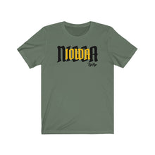 Load image into Gallery viewer, &quot;Iowa Nigga&quot; Black/Gold Text Short Sleeve Tee
