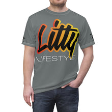 Load image into Gallery viewer, Litty LifeStyle AOP Gray Tee
