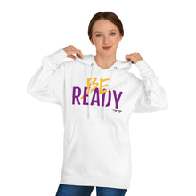 Load image into Gallery viewer, &quot;Be Ready&quot; (Purple/Gold Letters) Hoodie
