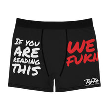 Load image into Gallery viewer, We Fukn Men&#39;s Blk/Red Boxer Briefs
