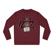 Load image into Gallery viewer, &quot;Pass The Plug&quot; (Blk/Red letters-Low Plug) Sweatshirt
