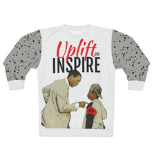 Load image into Gallery viewer, &quot;Uplift &amp; Inspire&quot; Lean On Me - Cement Sweater
