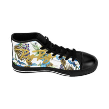 Load image into Gallery viewer, &quot;Hawaii Blue&quot; (Gold Text) Men&#39;s Shoes
