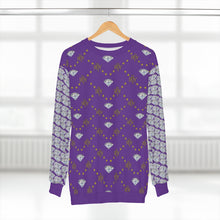 Load image into Gallery viewer, &quot;Purp &amp; Gold&quot; Pattern Sweatshirt
