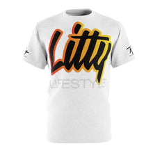 Load image into Gallery viewer, Litty LifeStyle AOP White Tee
