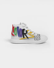 Load image into Gallery viewer, &quot;Colors&quot; Kids Hightop Canvas Shoe
