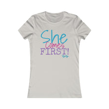 Load image into Gallery viewer, &quot;She Comes First&quot; Women&#39;s Short Sleeve Tee
