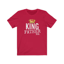 Load image into Gallery viewer, King Father (White Text) Short Sleeve Tee
