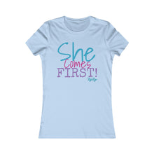 Load image into Gallery viewer, &quot;She Comes First&quot; Women&#39;s Short Sleeve Tee
