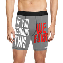 Load image into Gallery viewer, &quot;We Fukn&quot; Gray Men&#39;s Long Briefs
