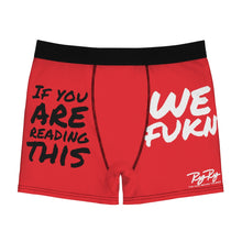 Load image into Gallery viewer, We Fukn Men&#39;s Red/Blk/White Boxer Briefs
