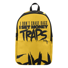 Load image into Gallery viewer, &quot;Money Trap&quot; gold Bookbag
