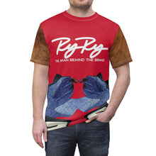 Load image into Gallery viewer, &quot;6 Denim (Red Front) Short Sleeve Tee
