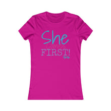 Load image into Gallery viewer, &quot;She Comes First&quot; Women&#39;s Short Sleeve Tee
