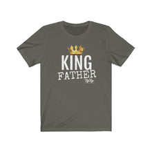 Load image into Gallery viewer, King Father (White Text) Short Sleeve Tee
