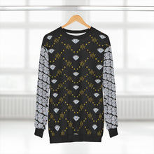 Load image into Gallery viewer, &quot;Black &amp; Gold&quot; Pattern Sweatshirt
